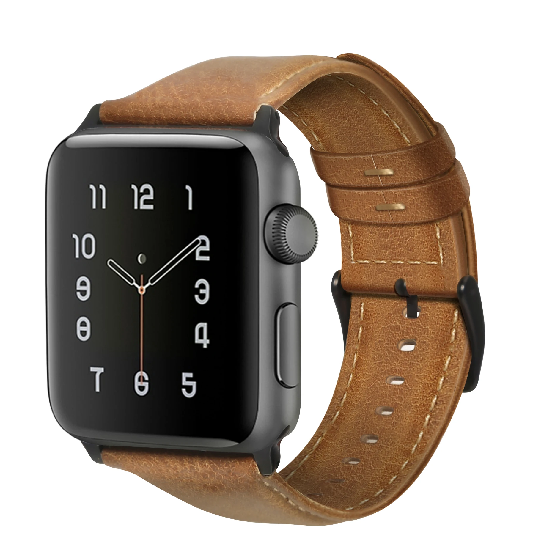 

Band For Apple Watch 5 Genuine Leather Material Fashion Band For iWatch 4 42/44mm Bracelet strap for iwatch series 5 38/40mm, Four colors