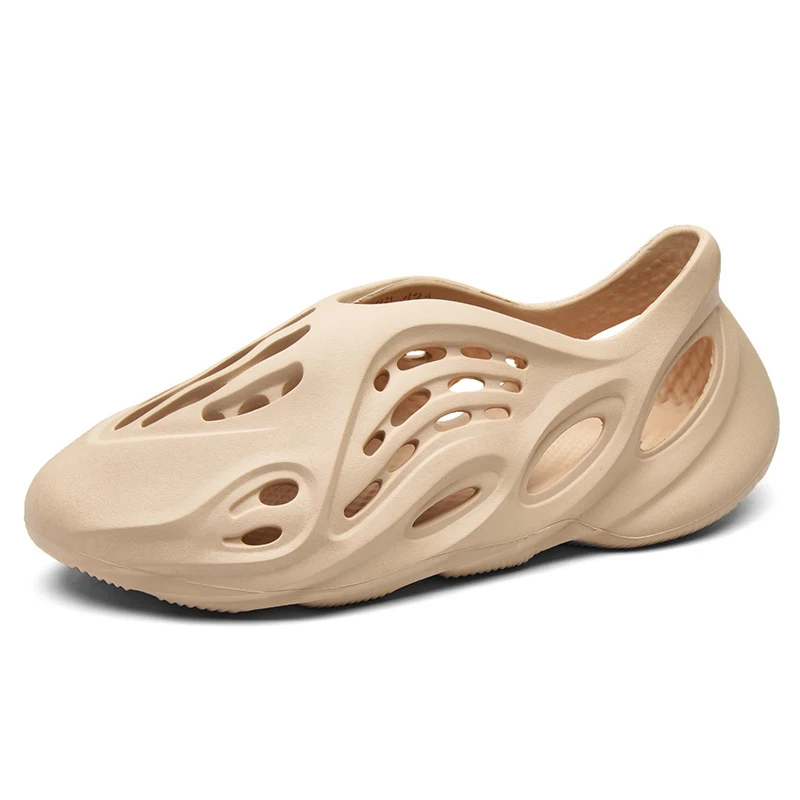 

Genuine initial state coconut hole shoes summer new sandals Yeezy Foam for men, Balck, red, beige, white