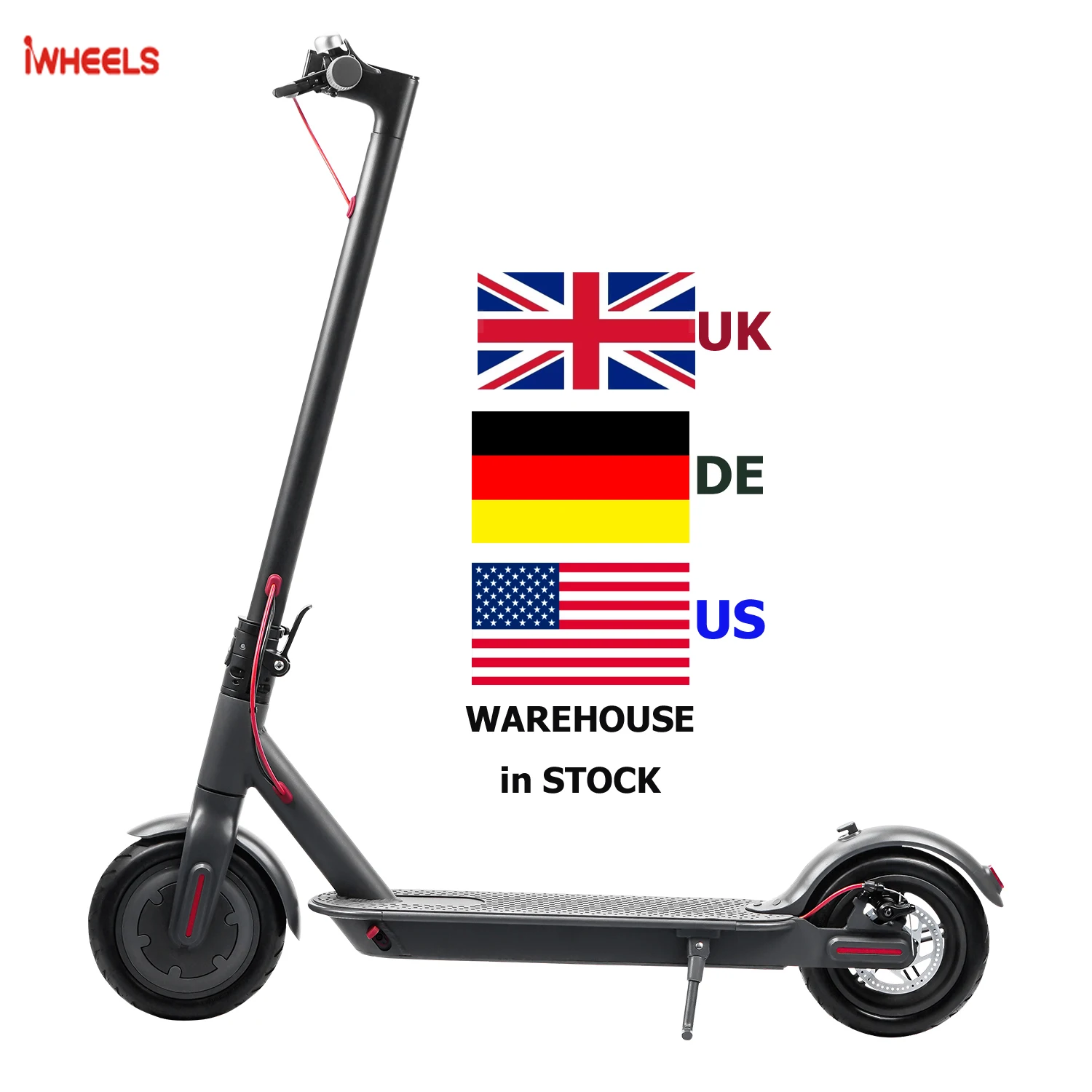 

Iwheels APP M365 pro Foldable Waterproof 7.8AH 33Km 350W 2 Wheel Adult Electric Scooter for Europe USA Warehouse Drop Shipping