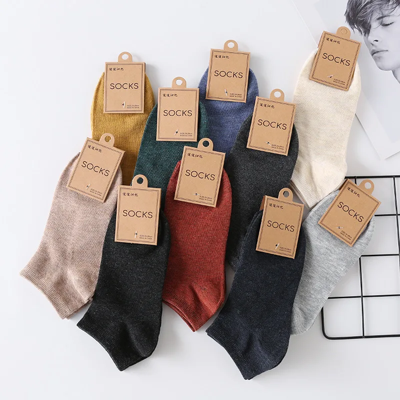 

Hot sale happy sox funny cotton men ankle socks for men, Picture shows
