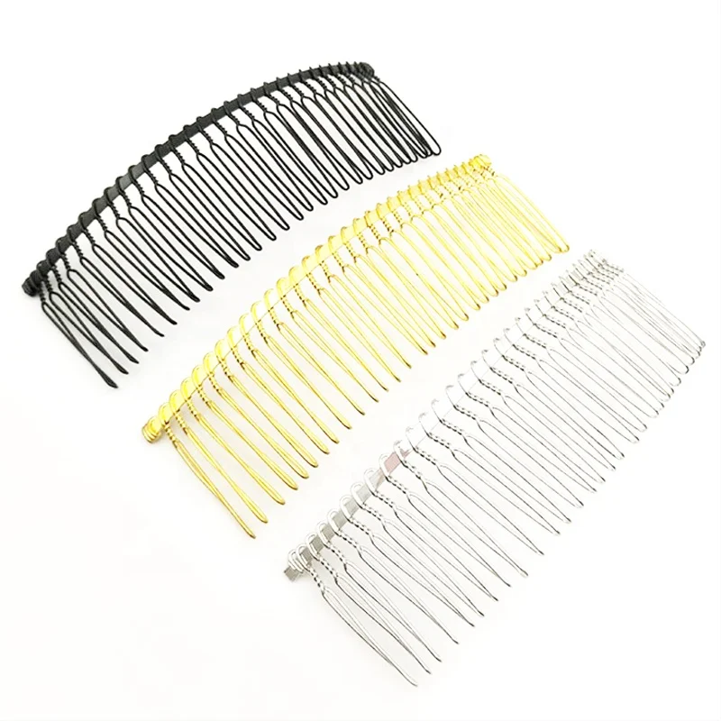 30 Teeth Twist Wire Hair Comb For Diy Hair Accessories - Buy Hair Combs,French  Twist Hair Combs,Metal Hair Comb Product on 