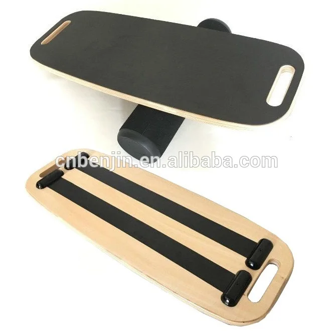 
Wood Standing Desk Anti-Slip Surface & Roller for Surfing, SUP, Wakesurf, Wakeskate, Ski, Snowboard and Skateboarding 