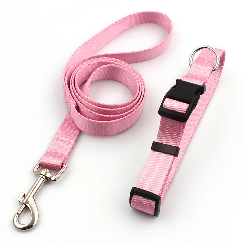

Wholesale durable personalized rpet dog collars and leash eco-friendly