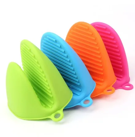 

Insulated Heat Hot Plate Clip 1 PCS Microwave Oven Thicken Anti-scald Kitchen Organizer Silicone Pot Clips, Picture color