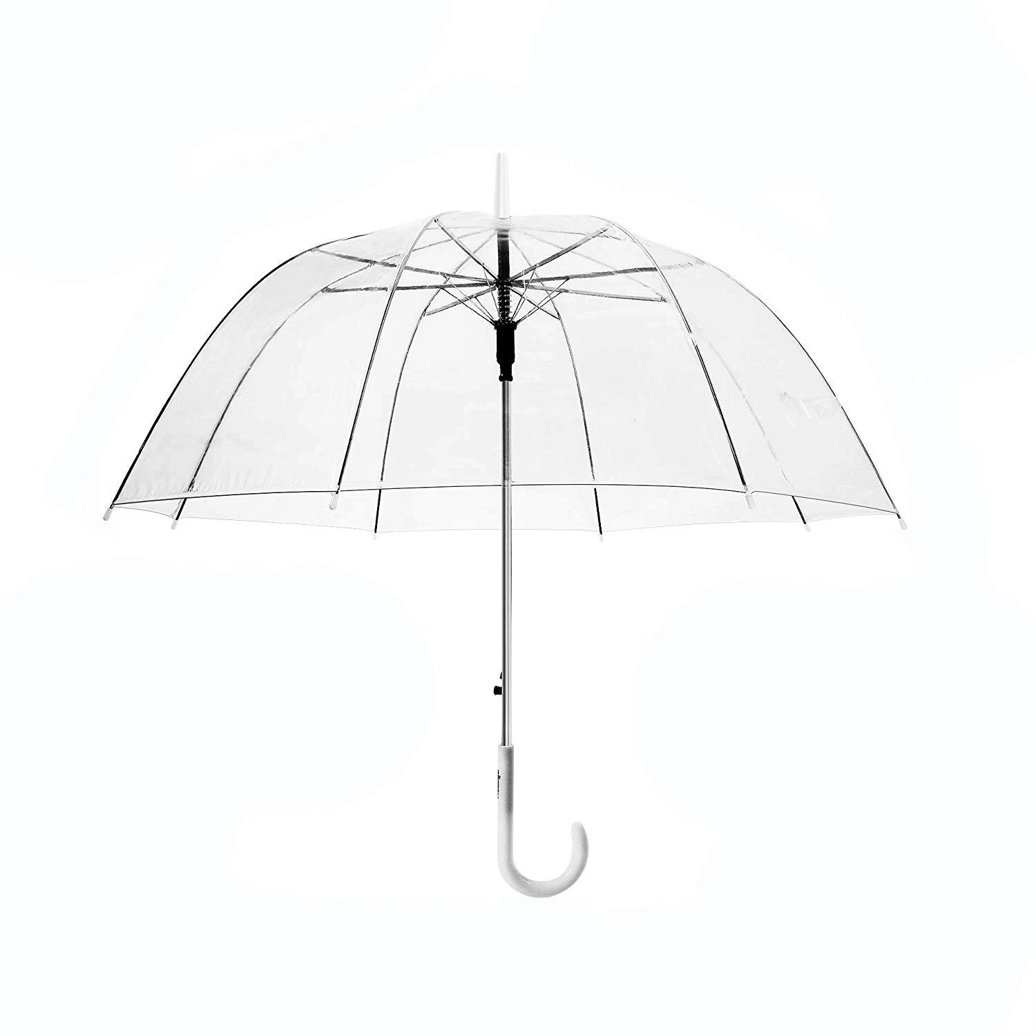 Cheap Dome Transparent Lightweight Umbrellas Promotional Clear PE Bubble Umbrella For Women Wedding Decoration