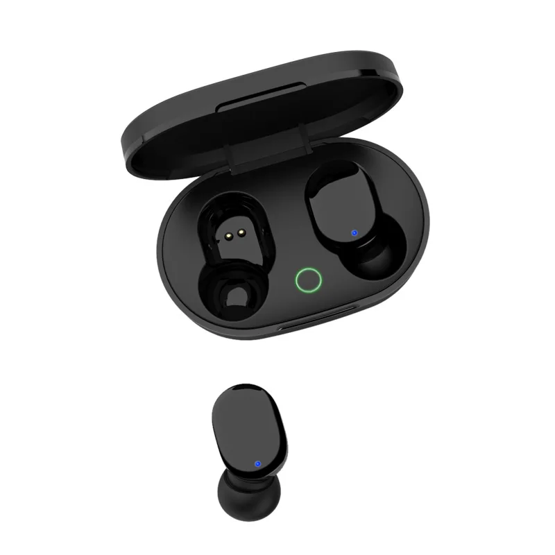 

Dropshipping Airdots 3 LED Wireless Earphone True Wireless Earbuds Airdots TWS Earbuds Audifonos Inalambricos Gaming Earbuds, Black