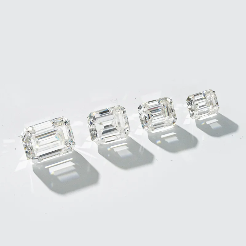 Starsgem Diamantes Cultivados En Laboratorio Loose HTHP DEF VS Emerald Cut HPHT Lab Grown Diamonds