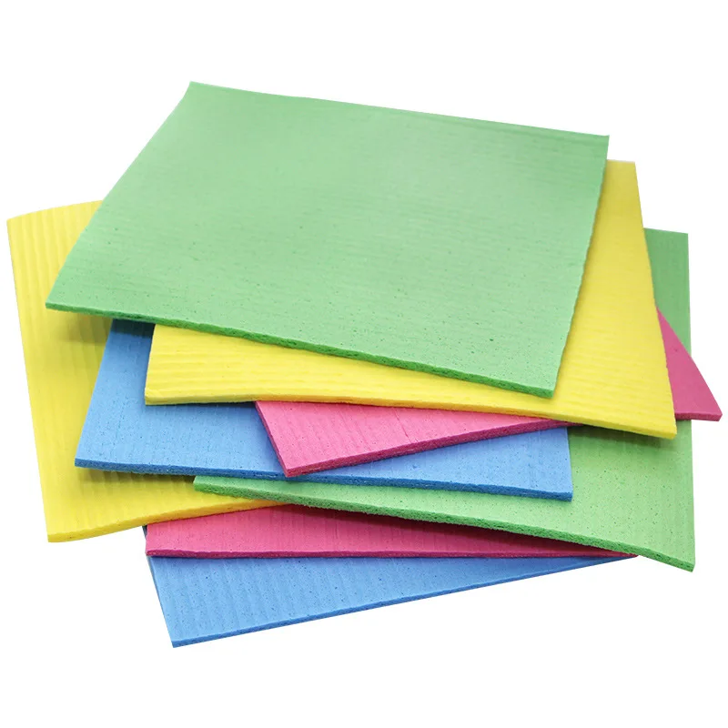 

wholesale Kitchen cleaning supplies swedish dishcloth cellulose cotton dish sponge cloths