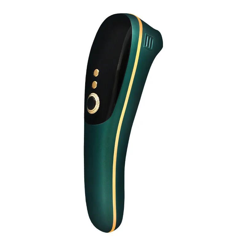 

Flash permanently handheld portable ice cool mini epilator depiladora device home laser ipl hair removal, White/green