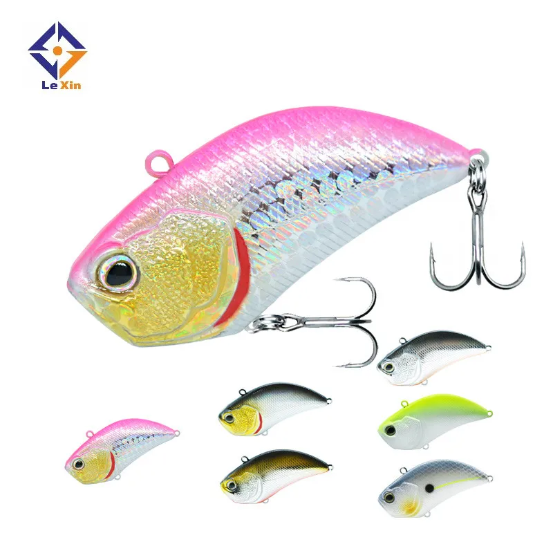 

54mm 12g Rattling And VIB For Winter Crankbaits Fishing Lure Sinking Wobblers For Pike And Perch Winter Fishing Tackle, 6colors