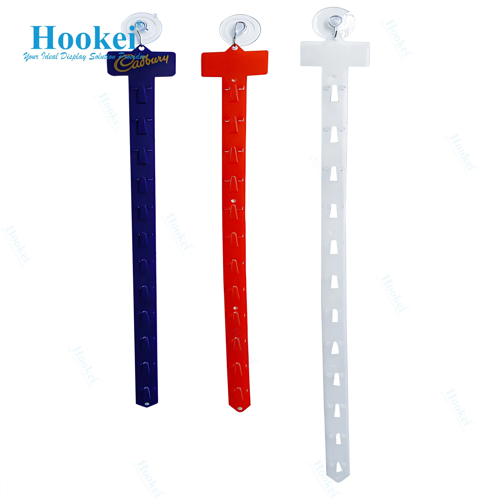 

Chip Holder Merchandising Hanging Strips Retail Chip Clip on Strips with Hook