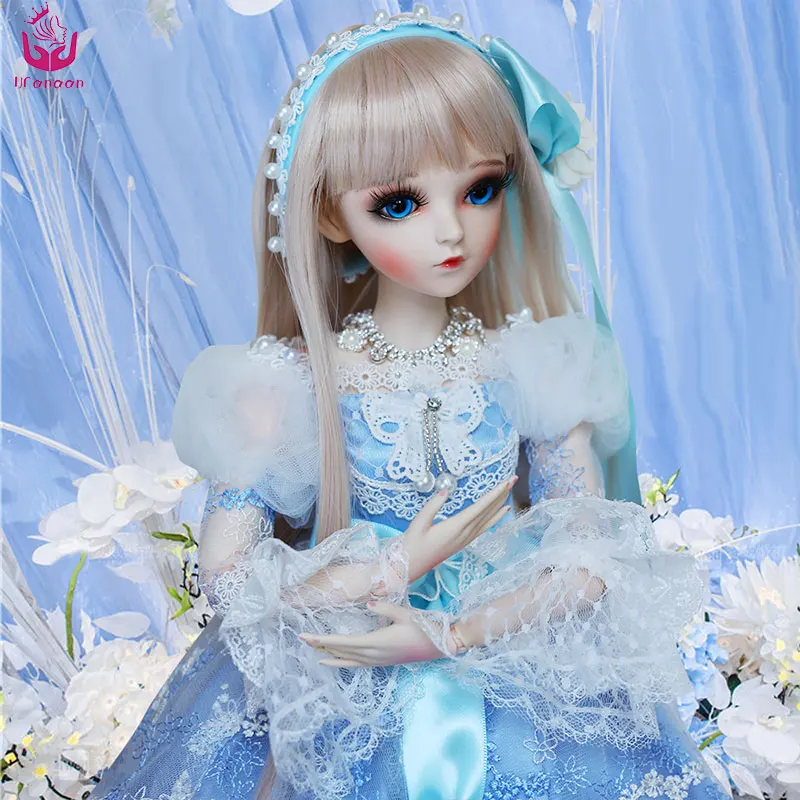 

UCanaan Free Shipping 1/3 BJD Doll 60cm Fashion Girl Dolls Original Handmade 18 Ball Joints Doll Toys With Full Outfits