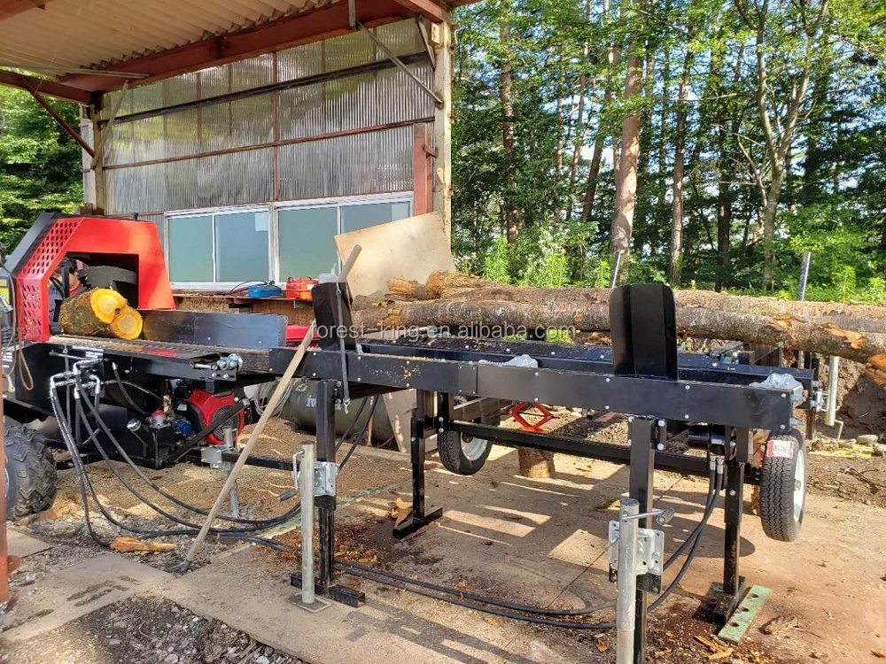 30 Ton / 24 Hp Lifan Engine Commercial Firewood Processor For Splitting 500mm Logs Buy