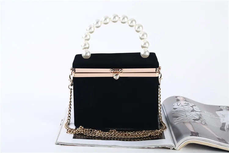 Velvet Box Bag