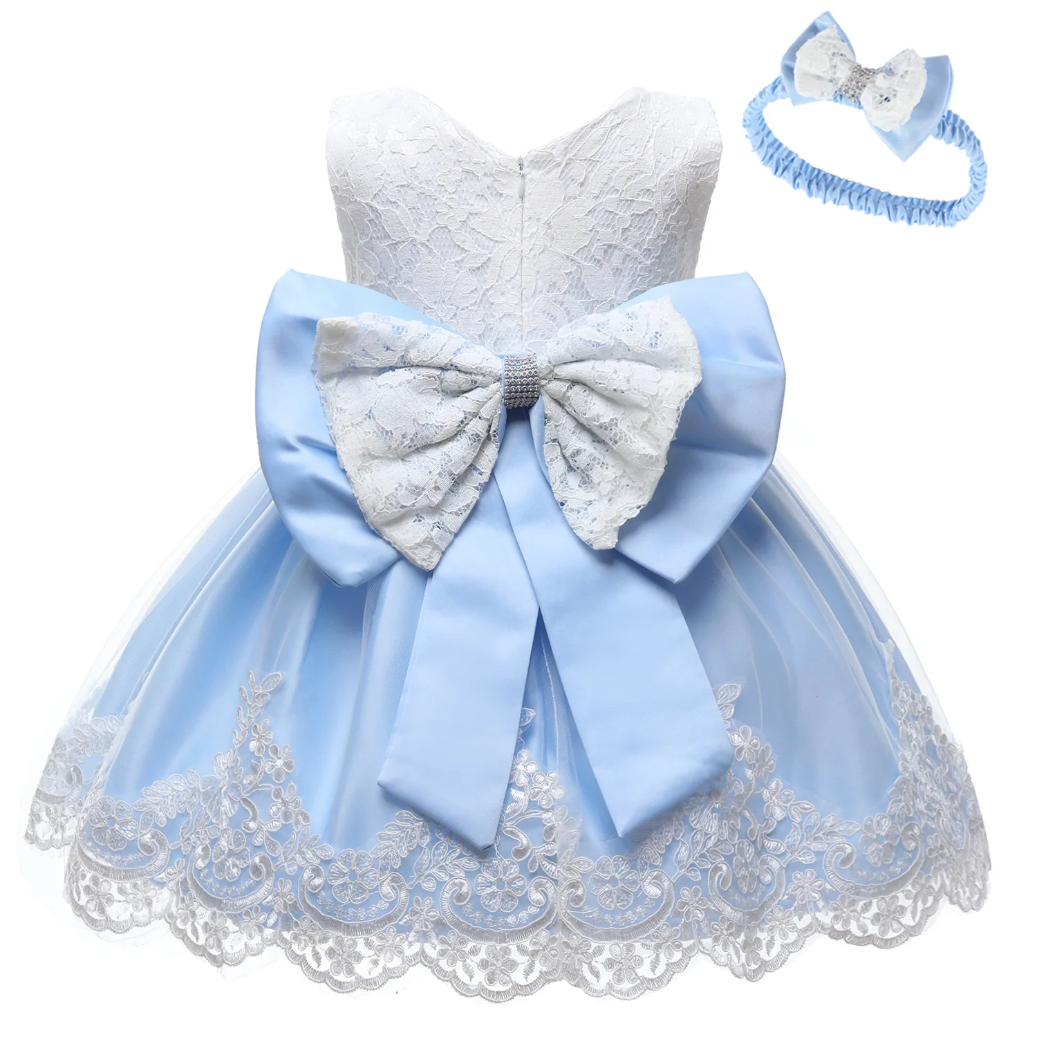 

Robes Enfants Pretty Peach Children's Girl Princess Flower Dress For Girl, 16 colors