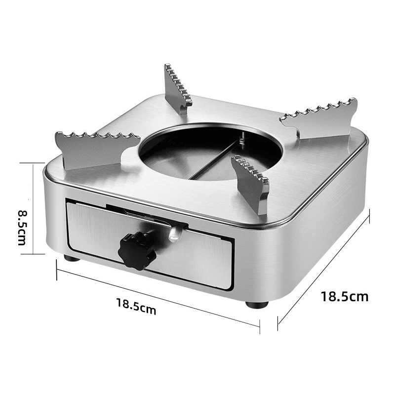 

Stainless Steel Camping Solid Liquid Alcohol Stove Spirit Burner Stove Outdoor Hiking Cooker Tool Alcohol Stove