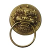 Factory Direct Sale Pure Antique Vintage Lion Head Unicorn Copper Door Knocker