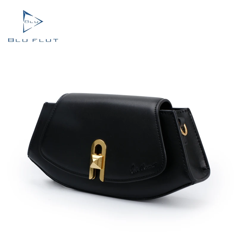 

samll evening bag Blu Flut canada stylish wholesale designer inspired famous brand real leather handbags for women, Black khaki