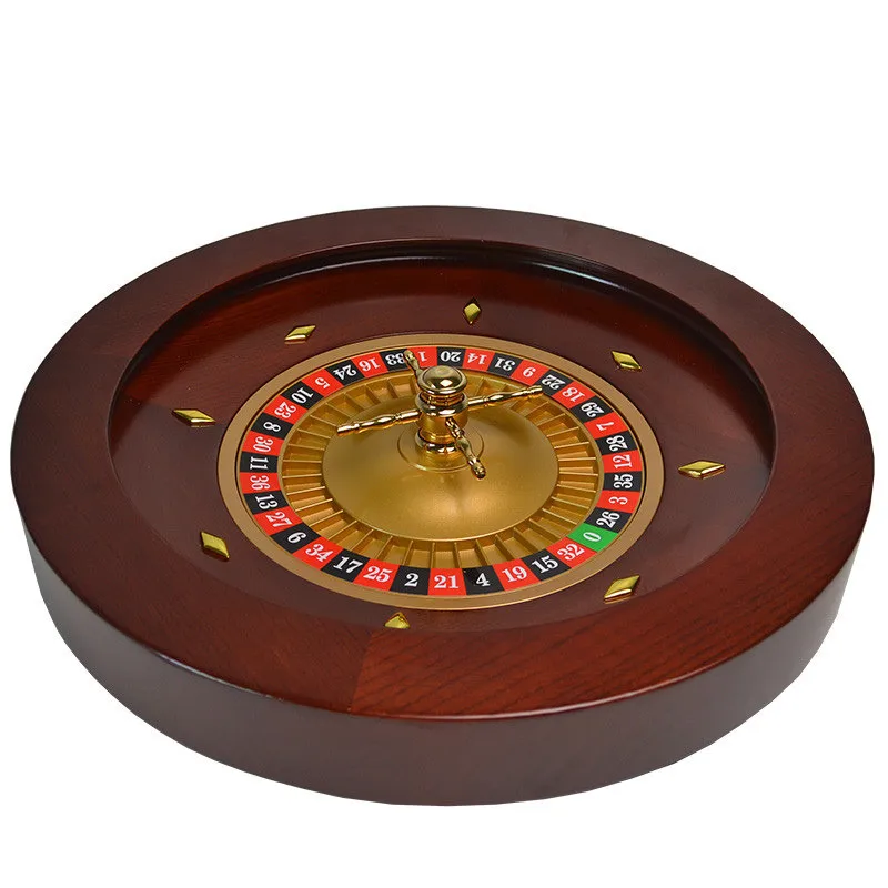 

High Quality Bingo Game Entertainment Party Game A model Casino Wooden Roulette Wheel