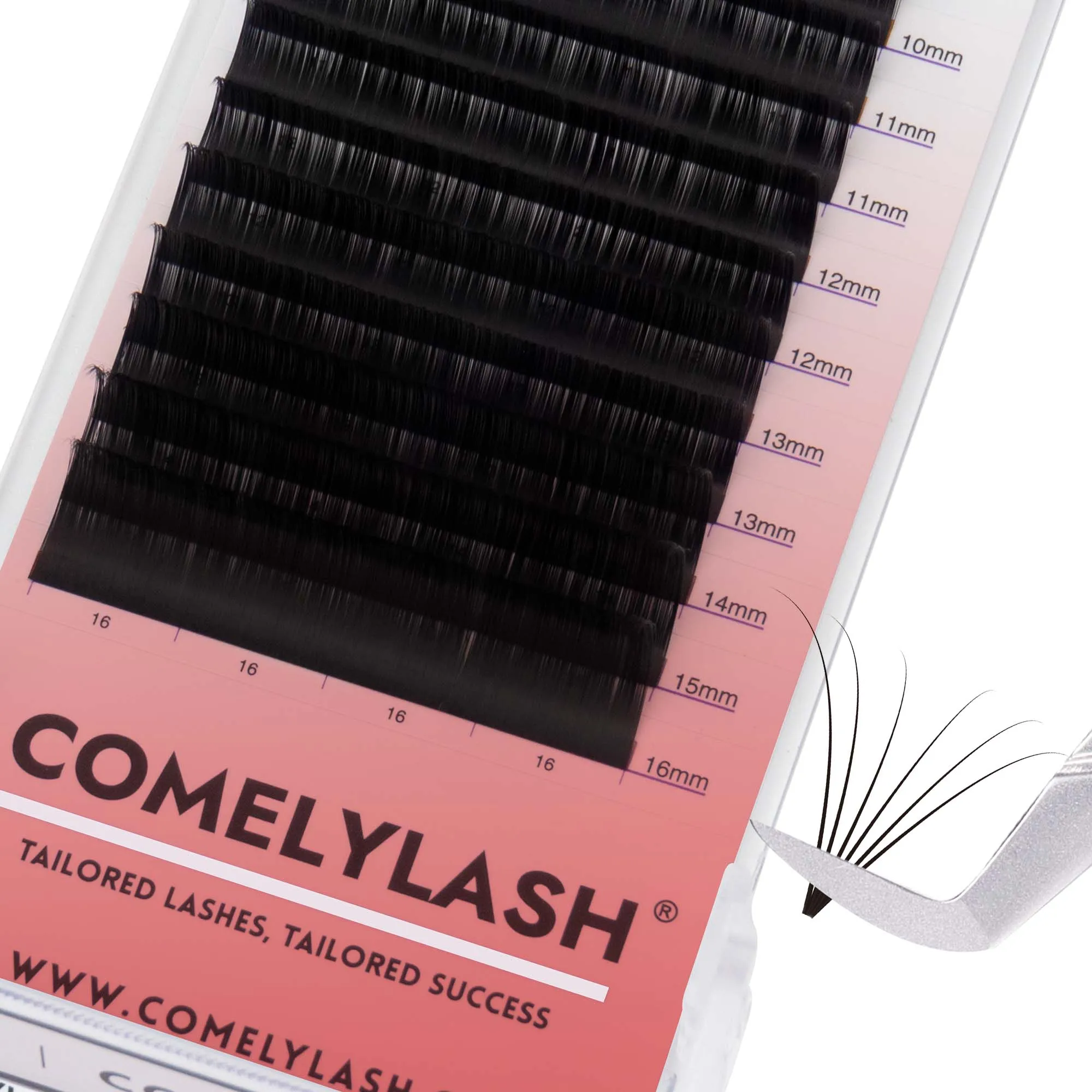 

Comelylash lashextensions Individual Eyelash Extension Trays 3-Russian volume lash las extension supplies private label