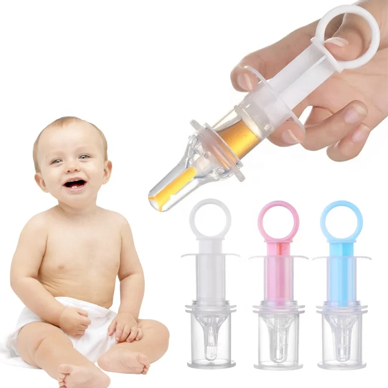 

Baby medicine dispenser baby medical feeders liquid medicine dropper, Blue pink white