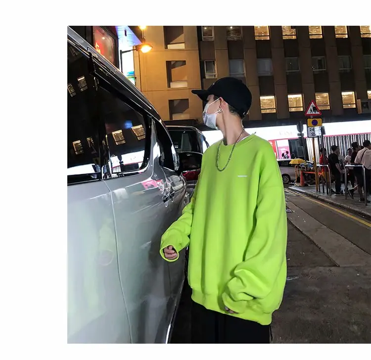 

New Arrival Fashion Men Hoodies Plus Size Solid Hip Hop Men Casual Sweatshirt, Picture showed