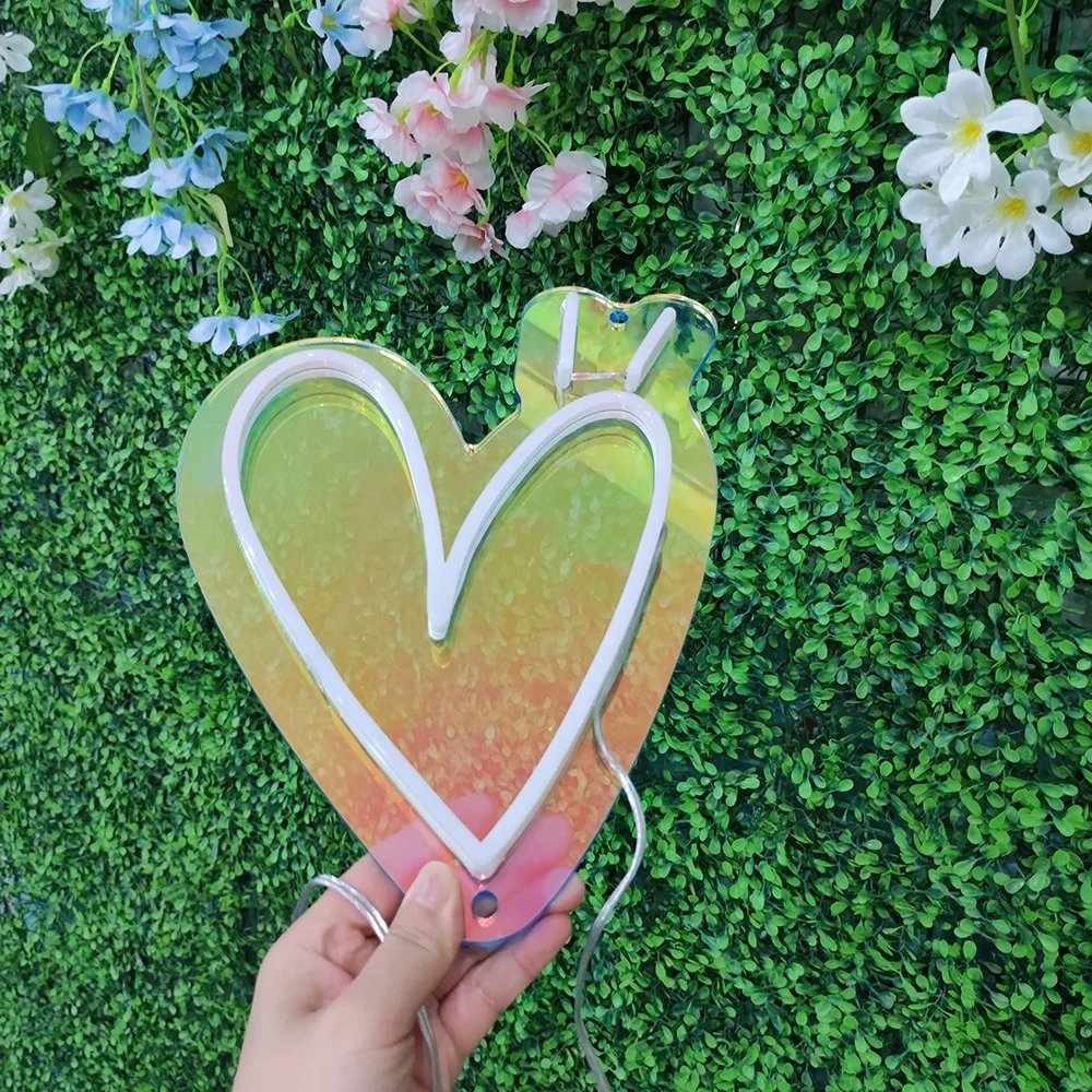 

Drop Shipping Neon Light Sign Colorful Acrylic Board LED Neon Sign Custom