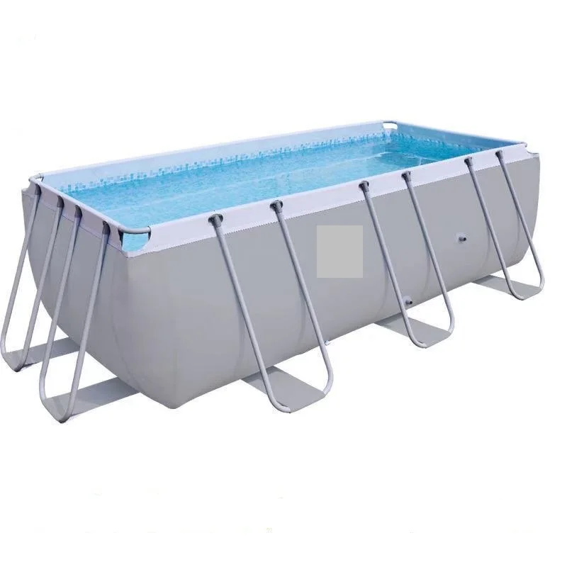 

piscinas inflatable intex pool swimming above ground pools outdoor, Silver