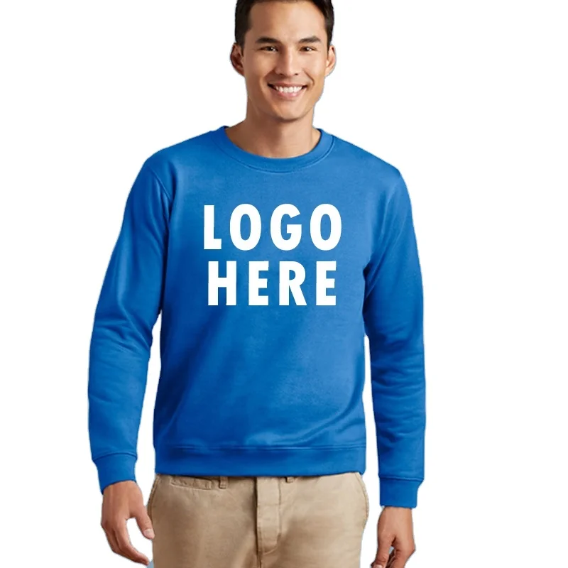 

mens hoodies sweatshirts custom crewneck sweatshirt embroidery customized o-neck hoodies printing, 9 colors
