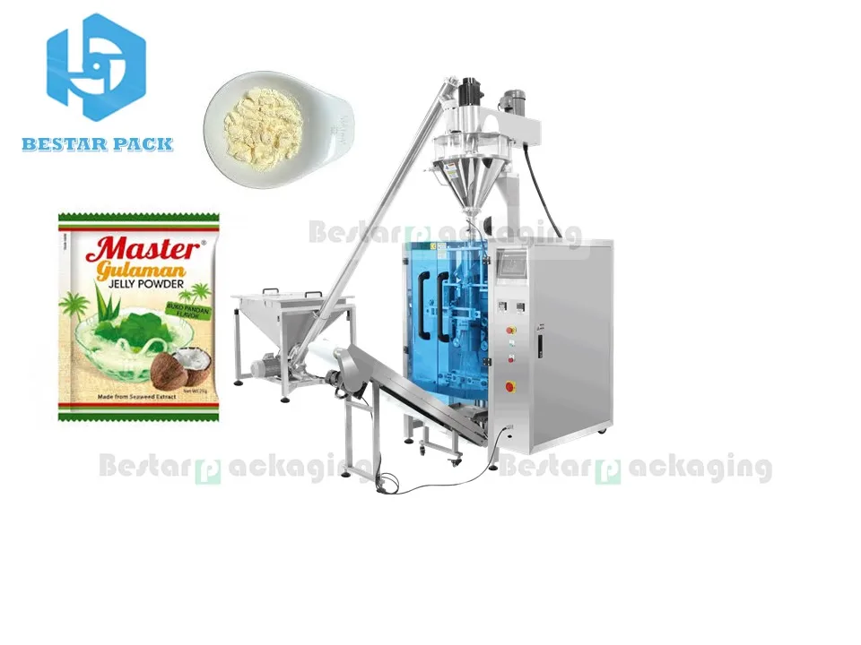 Bestar Vffs 500g 1kg Coconut Jelly Powder Packing Machine With Automatic Auger Feeder Buy Coconut Jelly Powder Packaging Machine Automatic Auger Feeder Bestar Vffs 500g 1kg Product On Alibaba Com