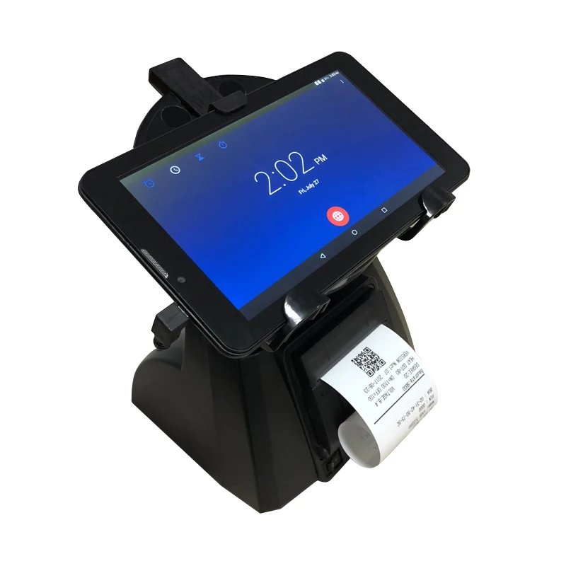 

7 -11 inch Android POS system with tablet stand all in one portable 58mm POS Machine TC2200H With QR printer for cash register