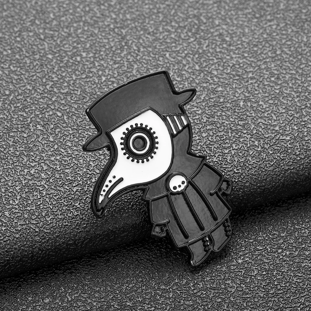 

Plague Doctor Enamel Pin Halloween Gifts For Men And Women Decorations
