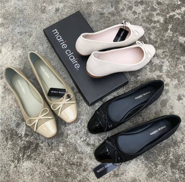 

Lady hot selling beautiful flat casual job shoes, As photo