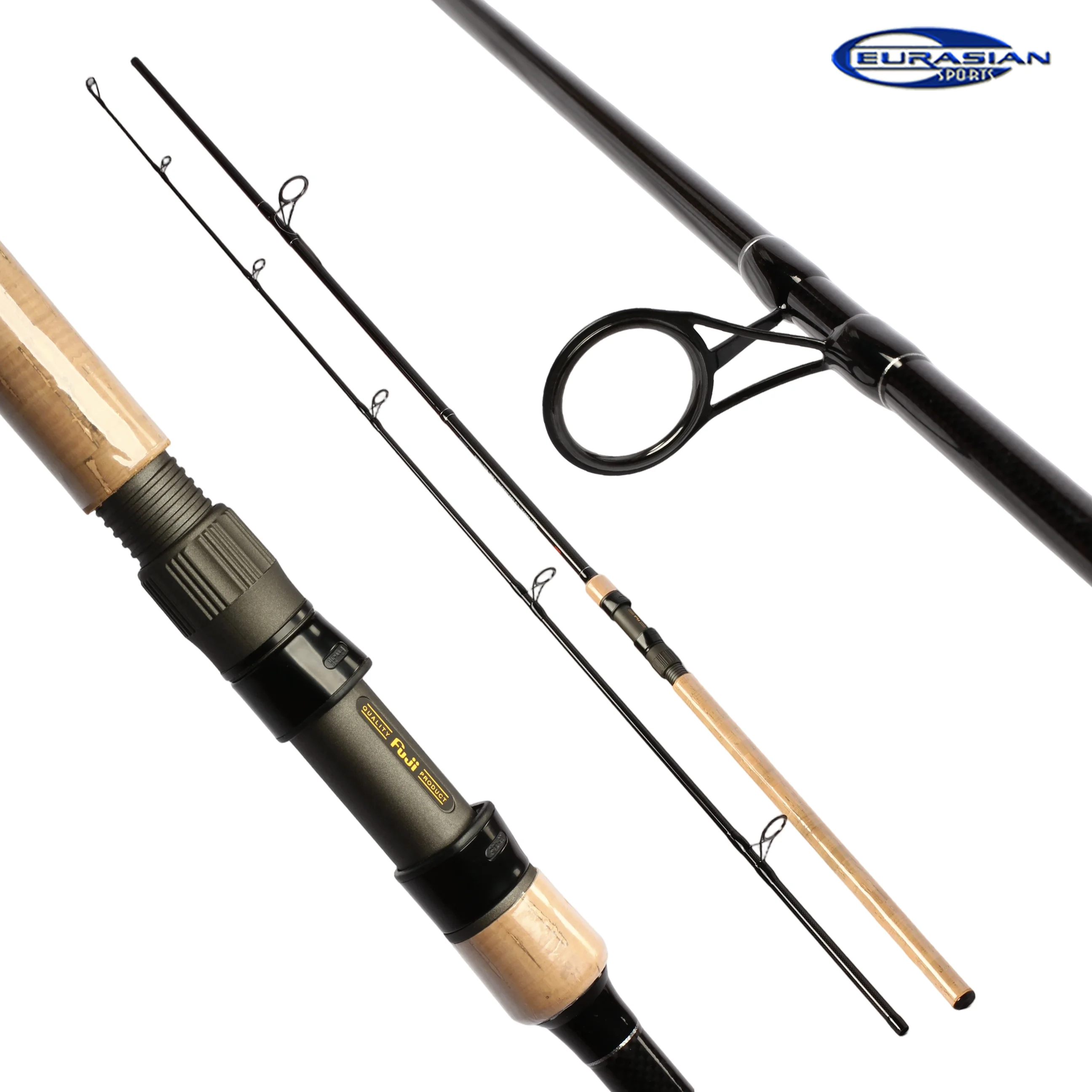 1002H Heavy Spinning Carp Rod 3.0m  Lure Weight 300g 2 Sections China Manufacturer Cork Handle Woven Carbon Fishing Rod