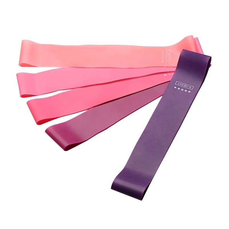 

Custom exercise latex body fitness 5 level purple resistance band