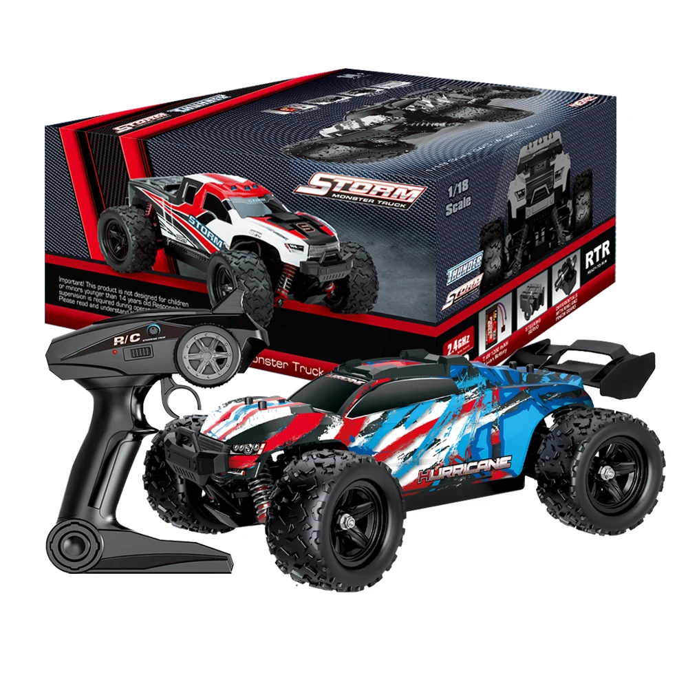 

HOSHI HS18321 HS18322 1/18 2.4G 4WD 36km/h High Speed RC Car Model Remote Control Big Wheel Truck RTR Vehicle Off-road Car Toys