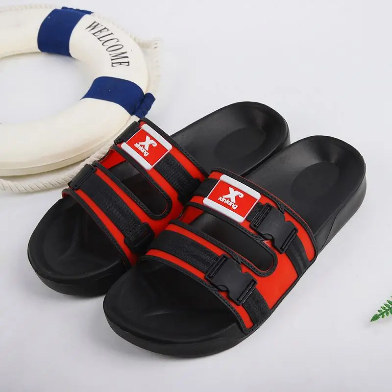 

Summer beach home stripe individual character tide is antiskid soft thick bottom wear-resisting man pvc slipper