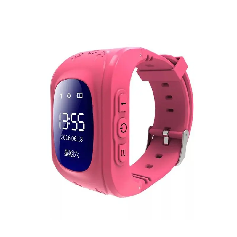 

2021 Amazon kids smart watch supports remote monitoring SOS call for help and SIM card hot sale Kids Smart Watch, Pink/blue