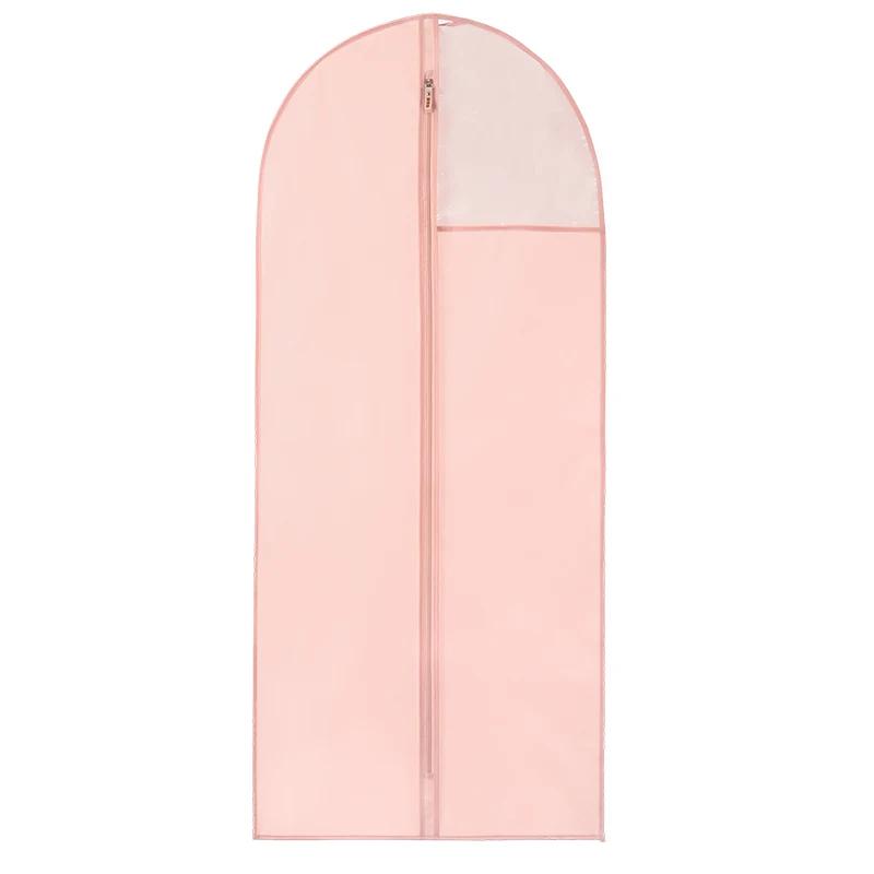 

210D Oxford Fabric Dust Cover Suit Cover Garment Bag, Pink