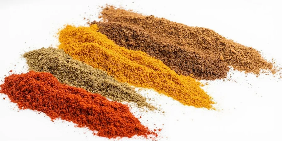 Side-by-side comparison of whole spices vs. ground spices