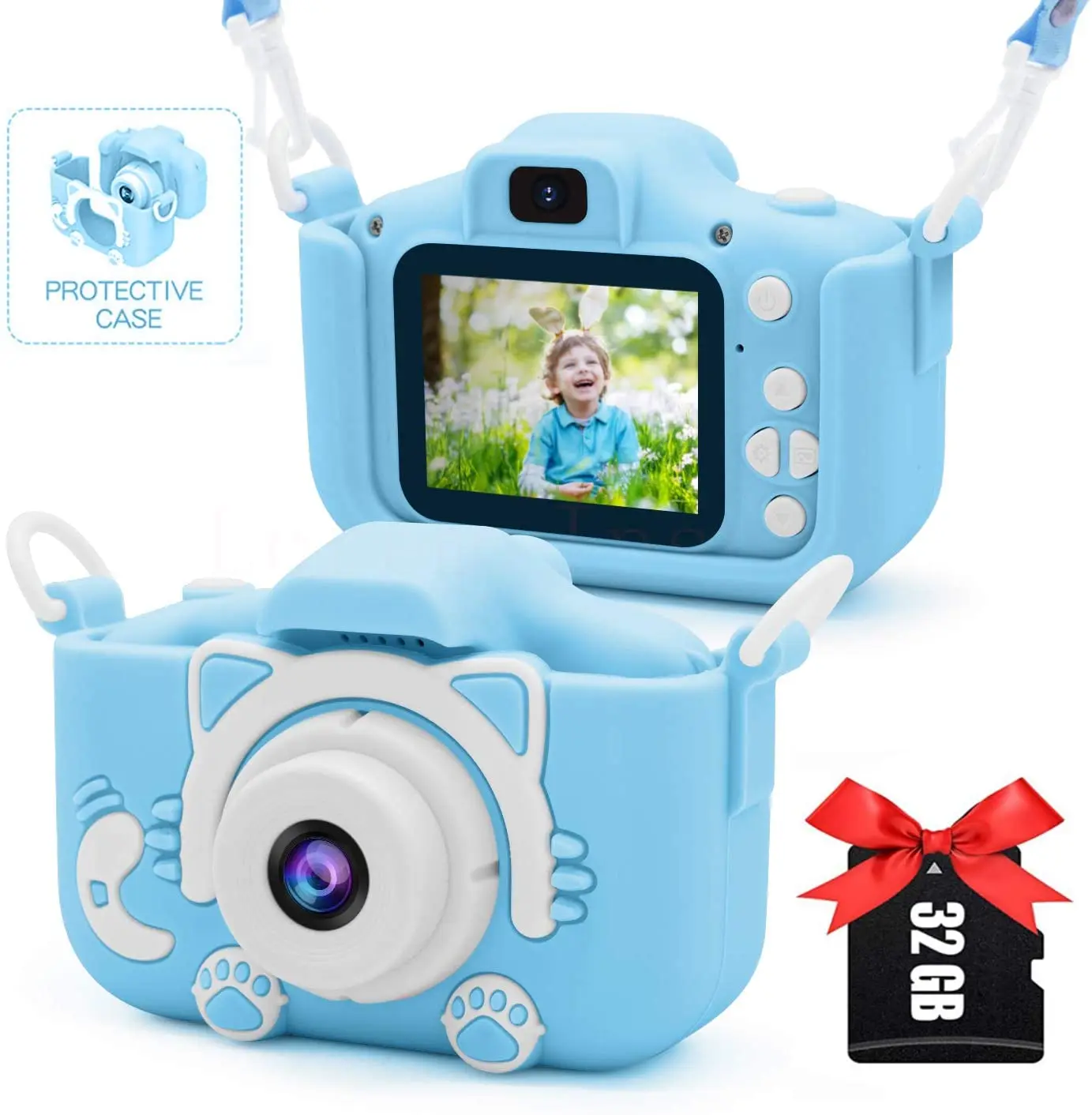 

CHRT X5S 2.0'' 20MP Mini Kids Camera IPS Screen HD 1080P Children Digital Photo Camera Toy for Kids