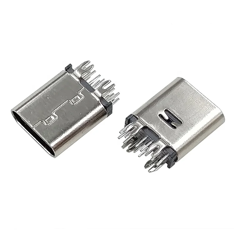 Our Own Manufacturer USB Type C 14 Pin DIP Female Connecter Pluggable Connectors