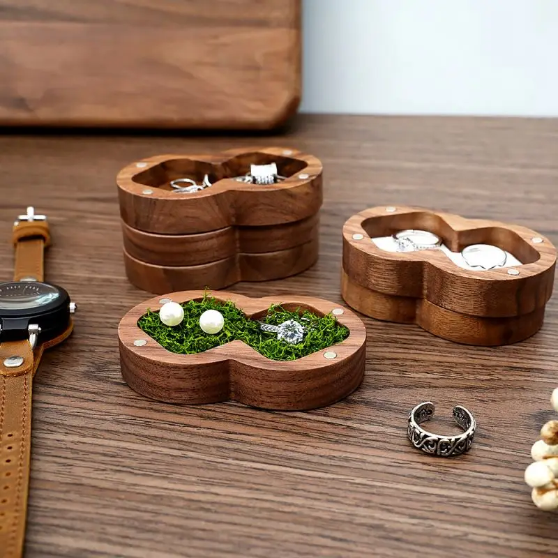 

Factory Wholesale Custom Design Unfinished Wooden Ring Boxes