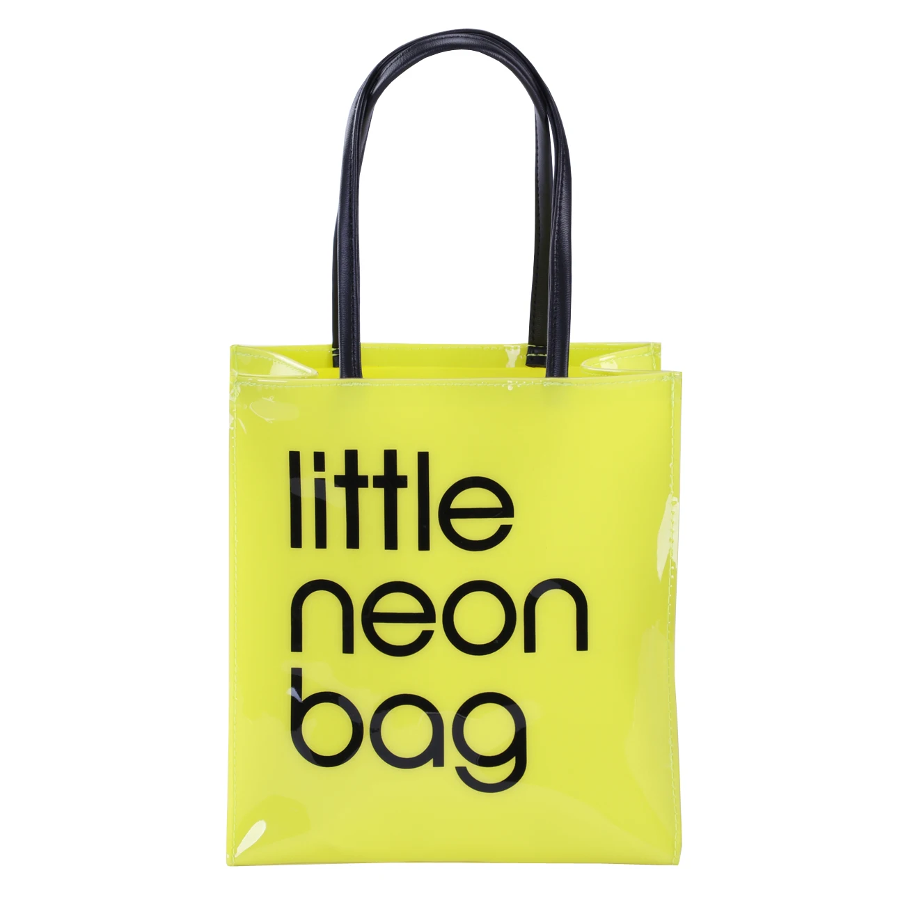 

new product little neon bag pvc green bags handbags low MOQ