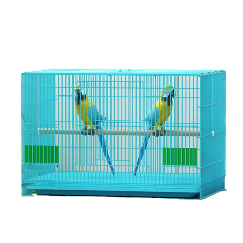 

Folded Hanging Bird Parrot Cage Stand Large Space Indoor Multifunction Bird Perroquet Cage canary canary bird cage