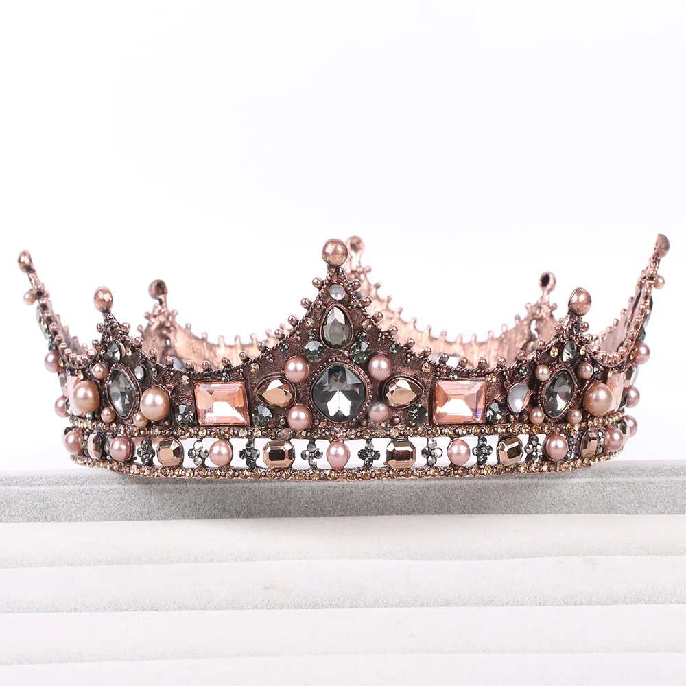 Hot Sale Vintage Diamond Tiaras Wedding Jewelry Bridal Crown For