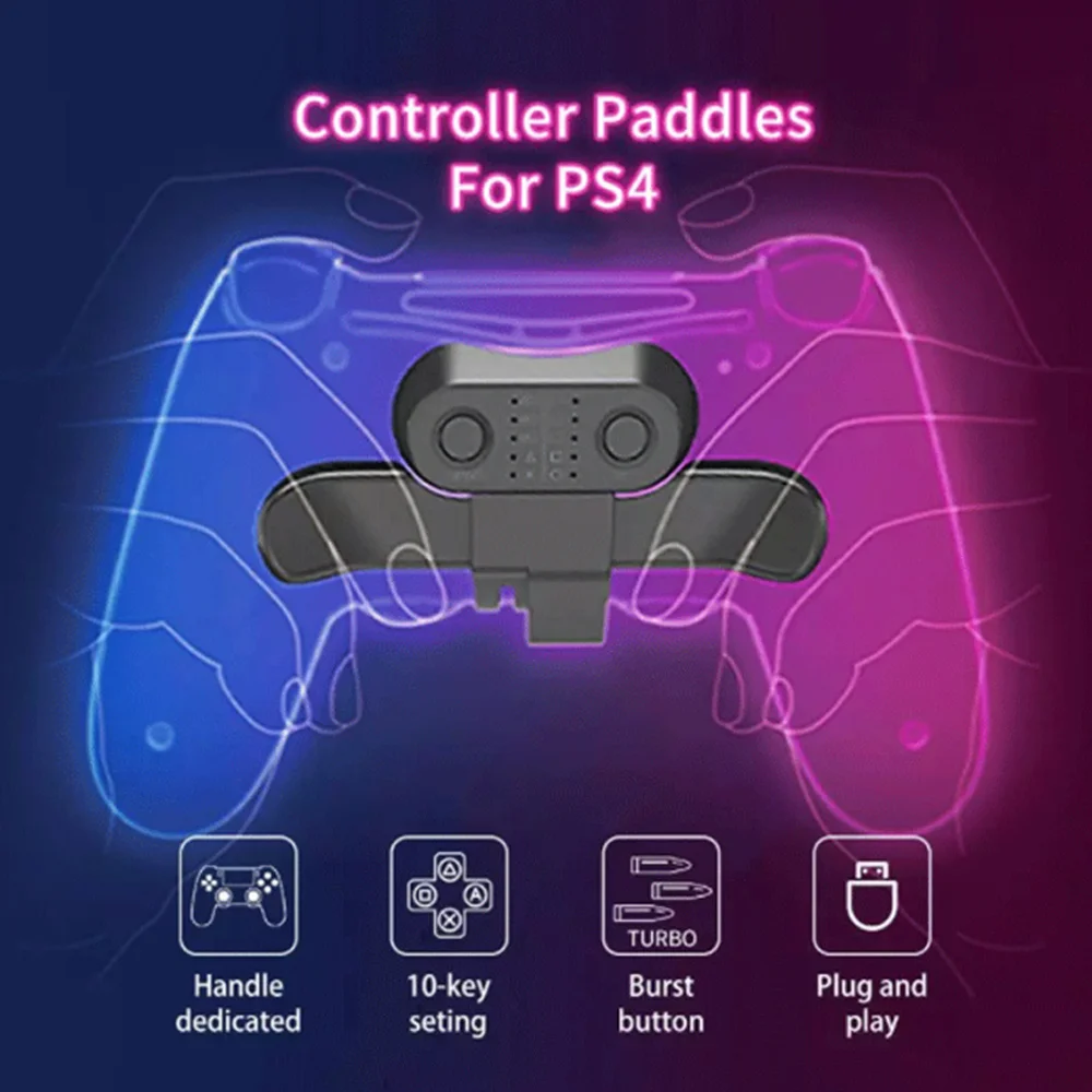 

Home Game Button Controller Accessories Back Button Attachment for PS4 210242