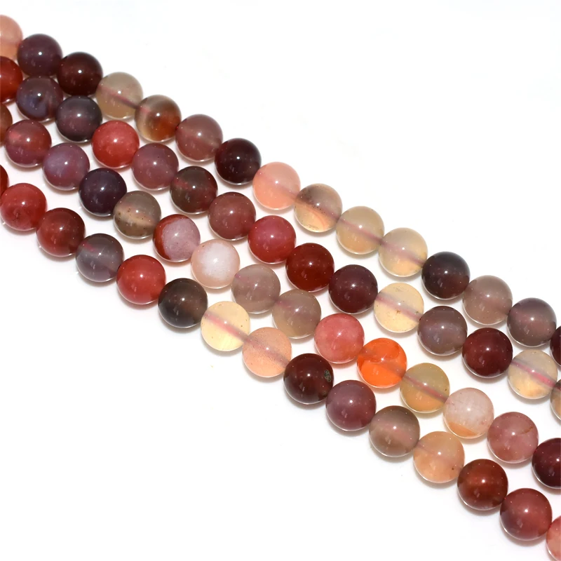 

Trade Insurance High Grade  Natural Yanyuan Agate Gem Stone Loose Beads, Multicolor