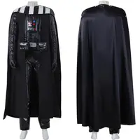 

Online costume jedi darth vader Stage Performance custom Men Star Warrior Black Vader Knight Cosplay Costume