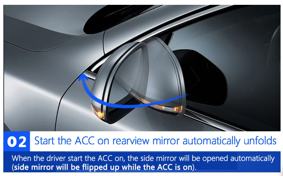 Auto Electronic Car Automatic Mirror Folding Kits For Isuzu Dmax Dmax